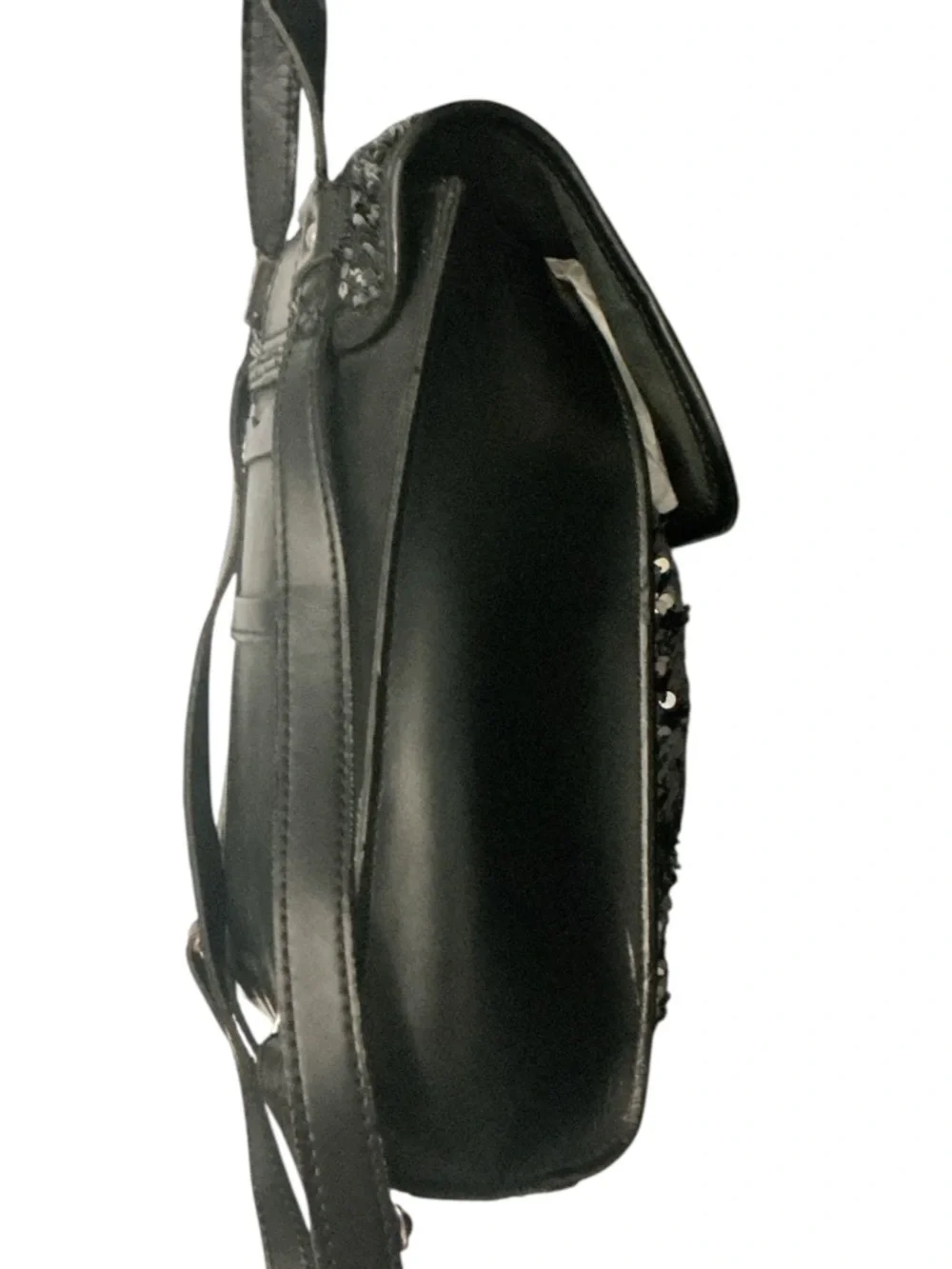 Authentic Dr. Martens designer black & silver Sequin Mini Backpack